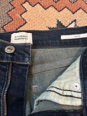 Citizens Of Humanity Dark Blue Olivia Slim Jeans